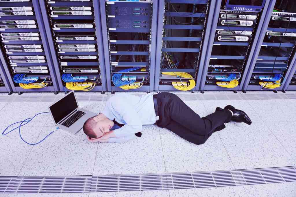 system fail situation in network server room that Iaas would have prevented