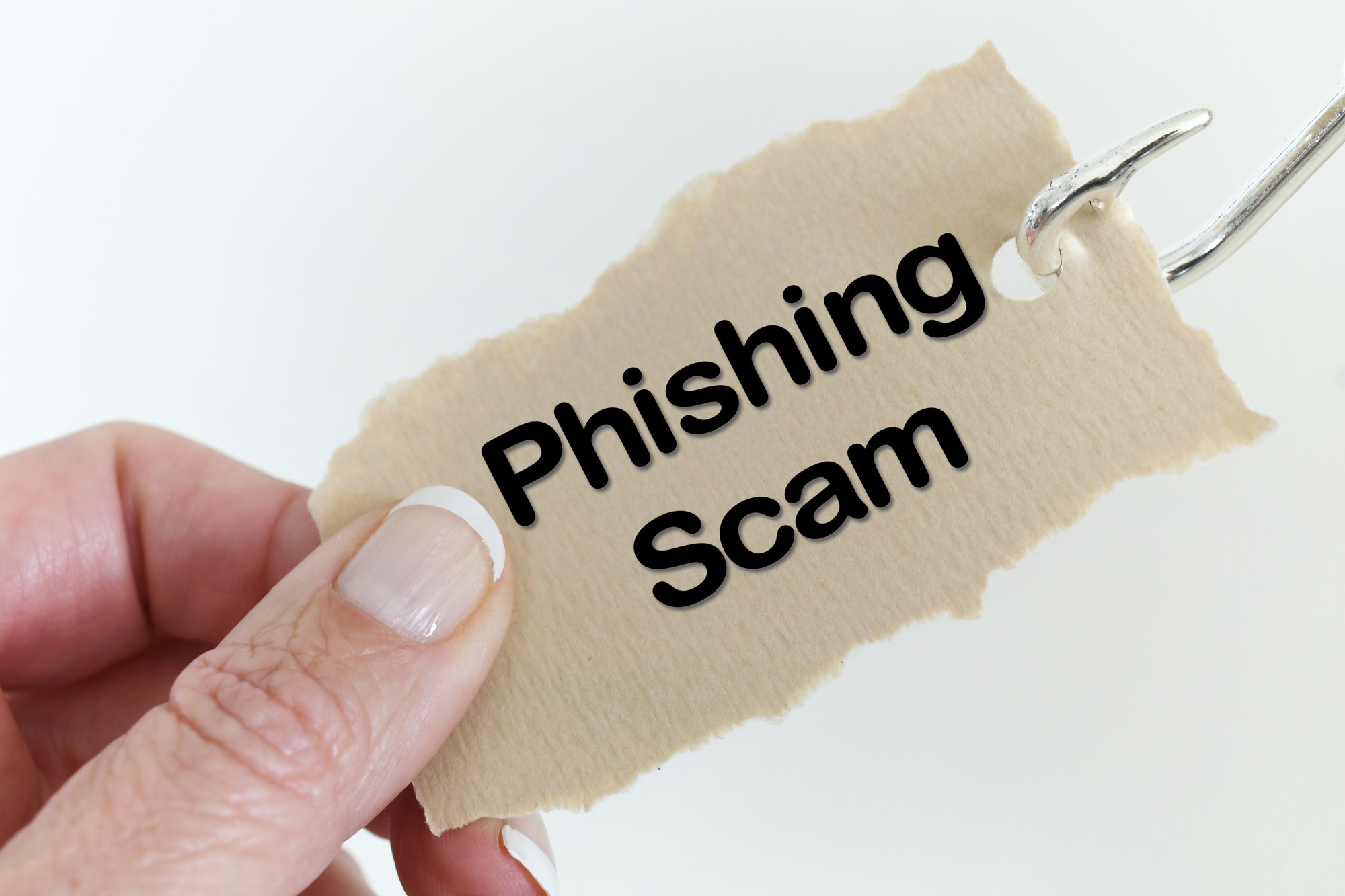Online phishing scam concept - trying to steal your information